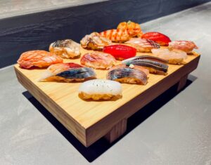7,000 円コースのお寿司盛り合わせ